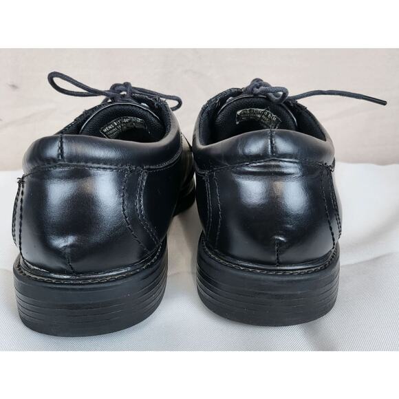 Nunn Bush Leather Oxford Dress Shoe Comfort Gel Men 8.5 M Lace Up Black - Picture 10 of 13